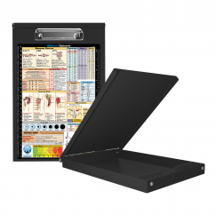 WhiteCoat Clipboard® Storage - Black Nursing Edition